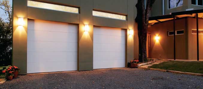 Flush Panel Garage Doors